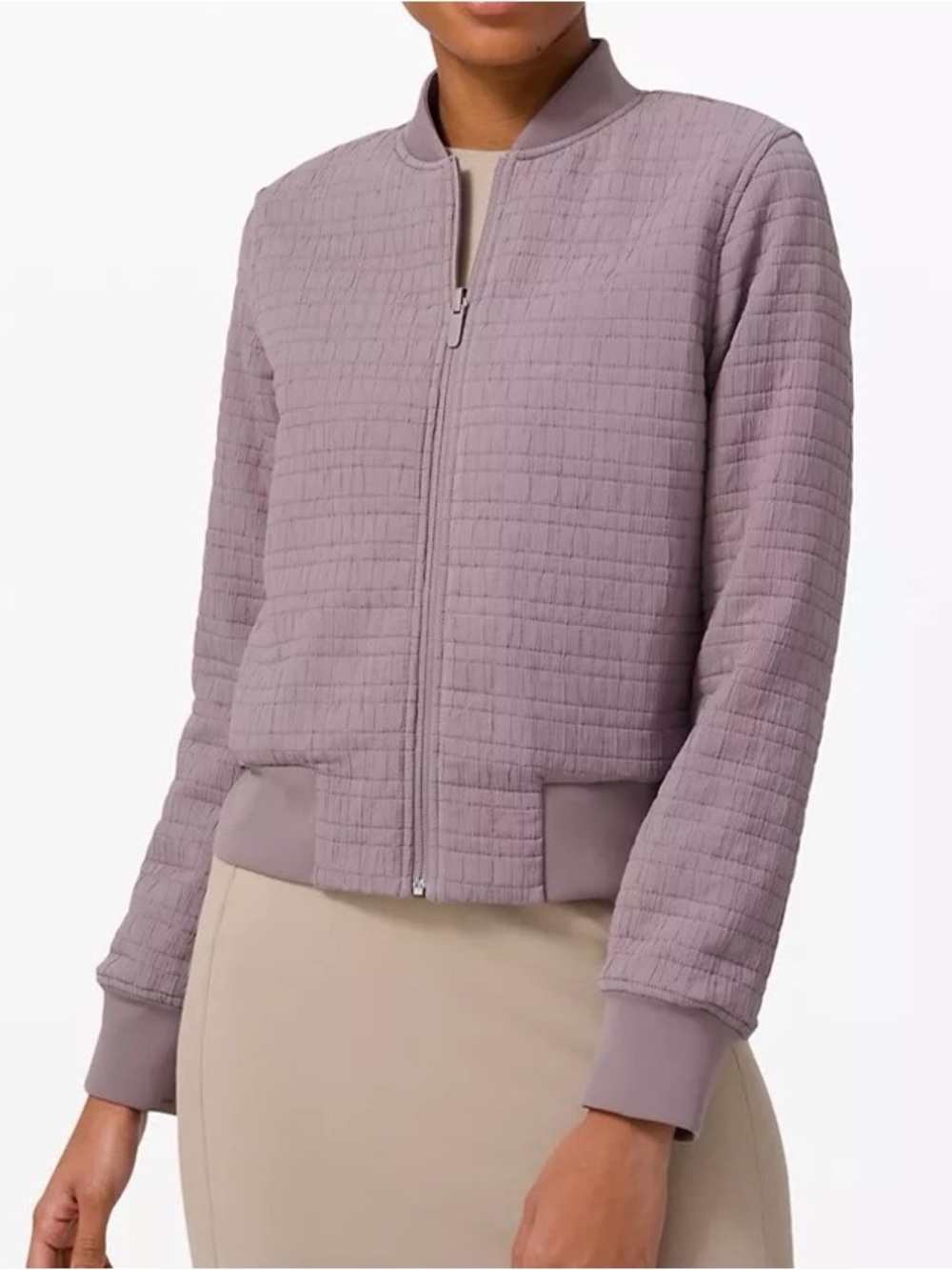 NWT Lululemon Serene Travels Reversible Bomber Jacket Quilted Size 10